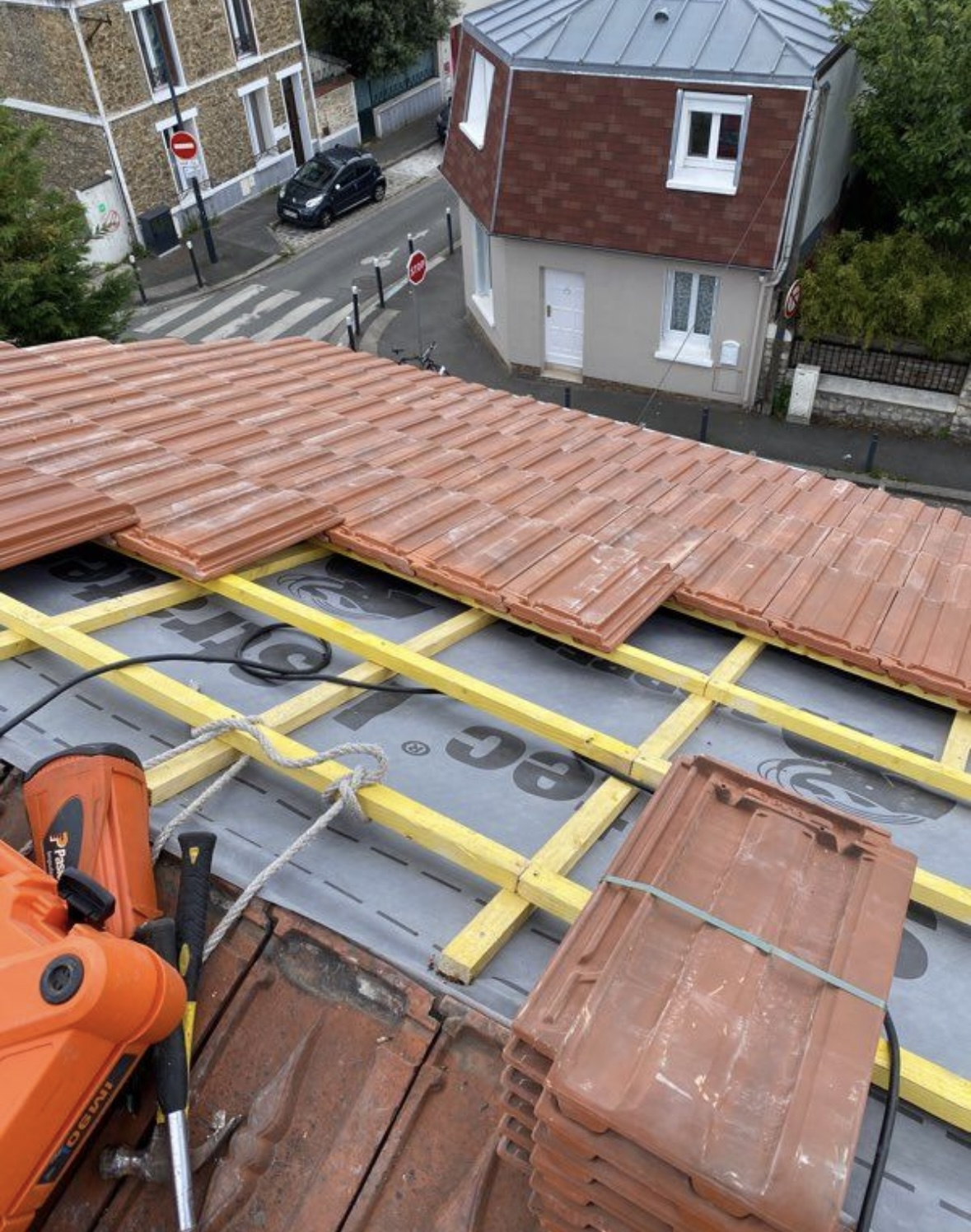 Réalisation artisan couvreur 77